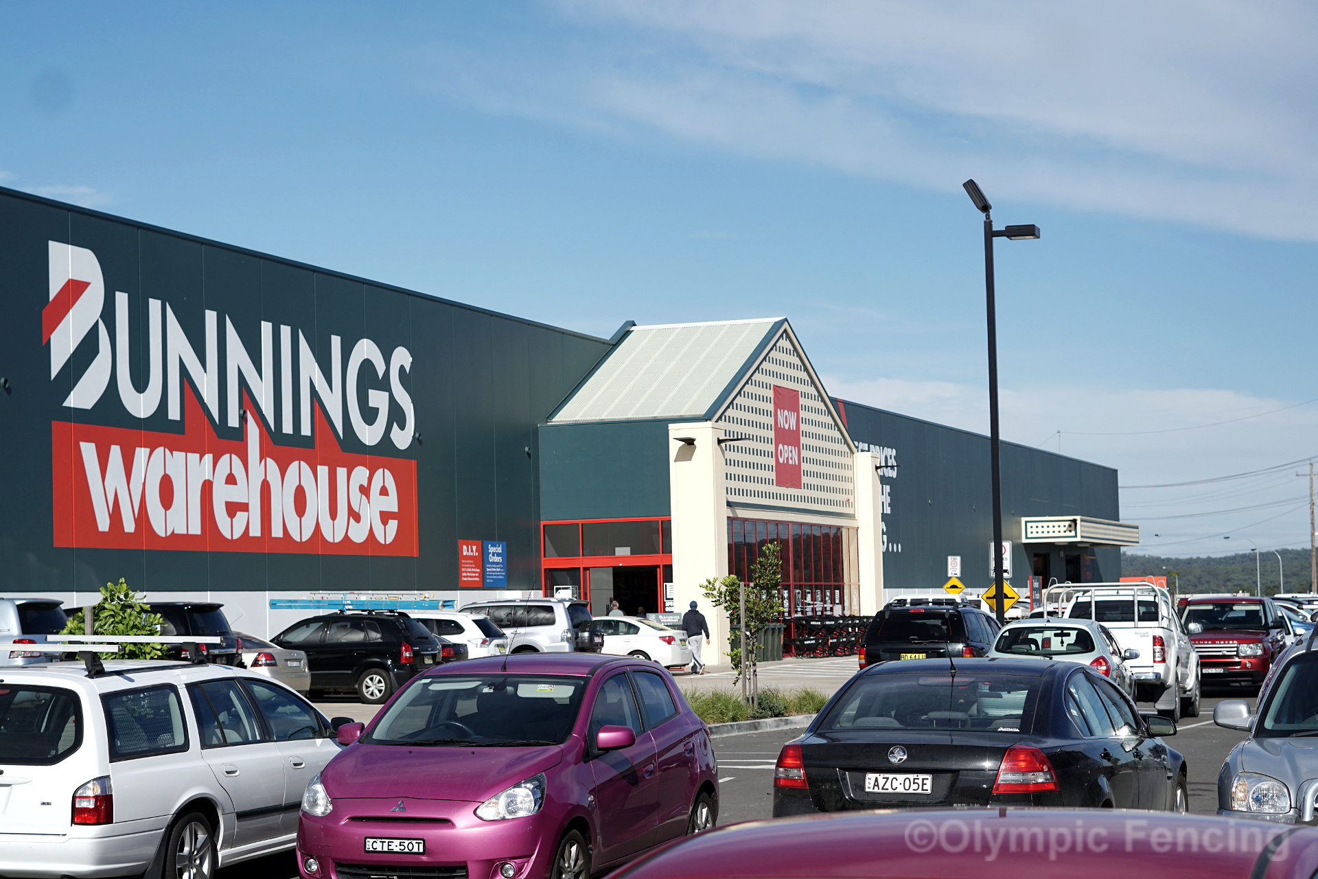 Bunnings Boolaroo Olympic Fencing Manufacture and Install Contractor